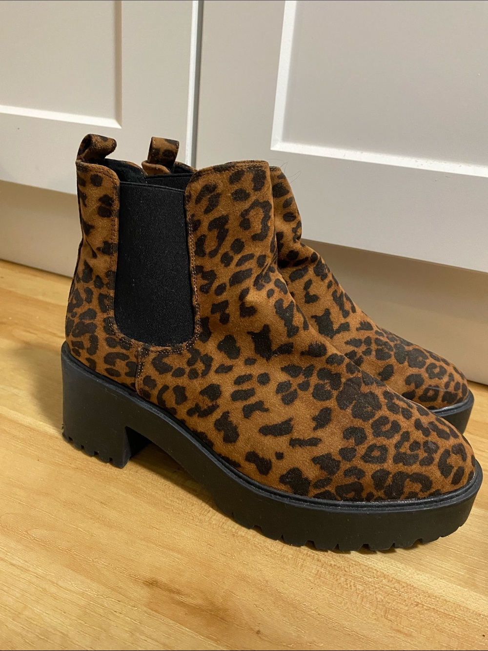 New Look leopard print Chelsea boot